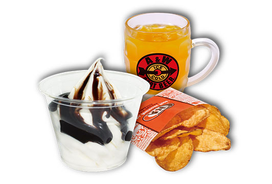 チョコサンデーポテトチップスセット